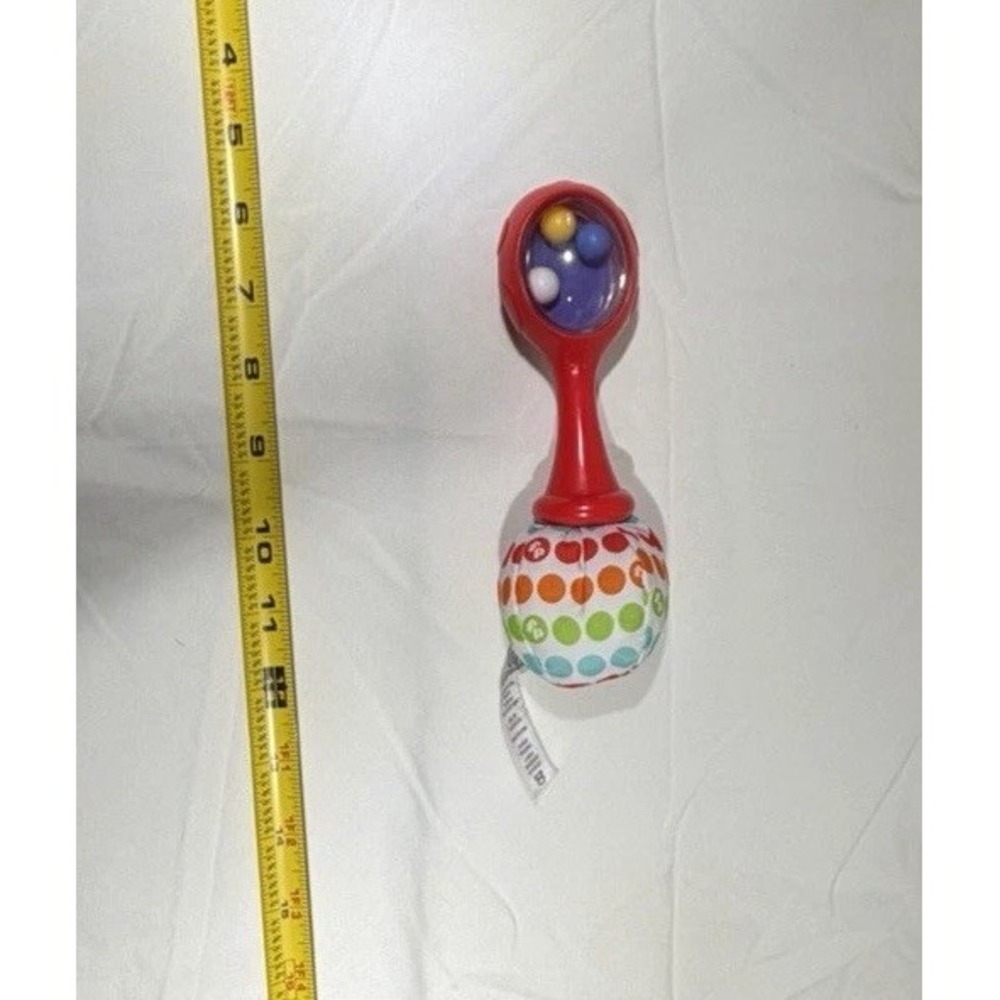 Fisher-Priceβ Rattle 'N Rock Maracas Red Baby Rattle Activity.101